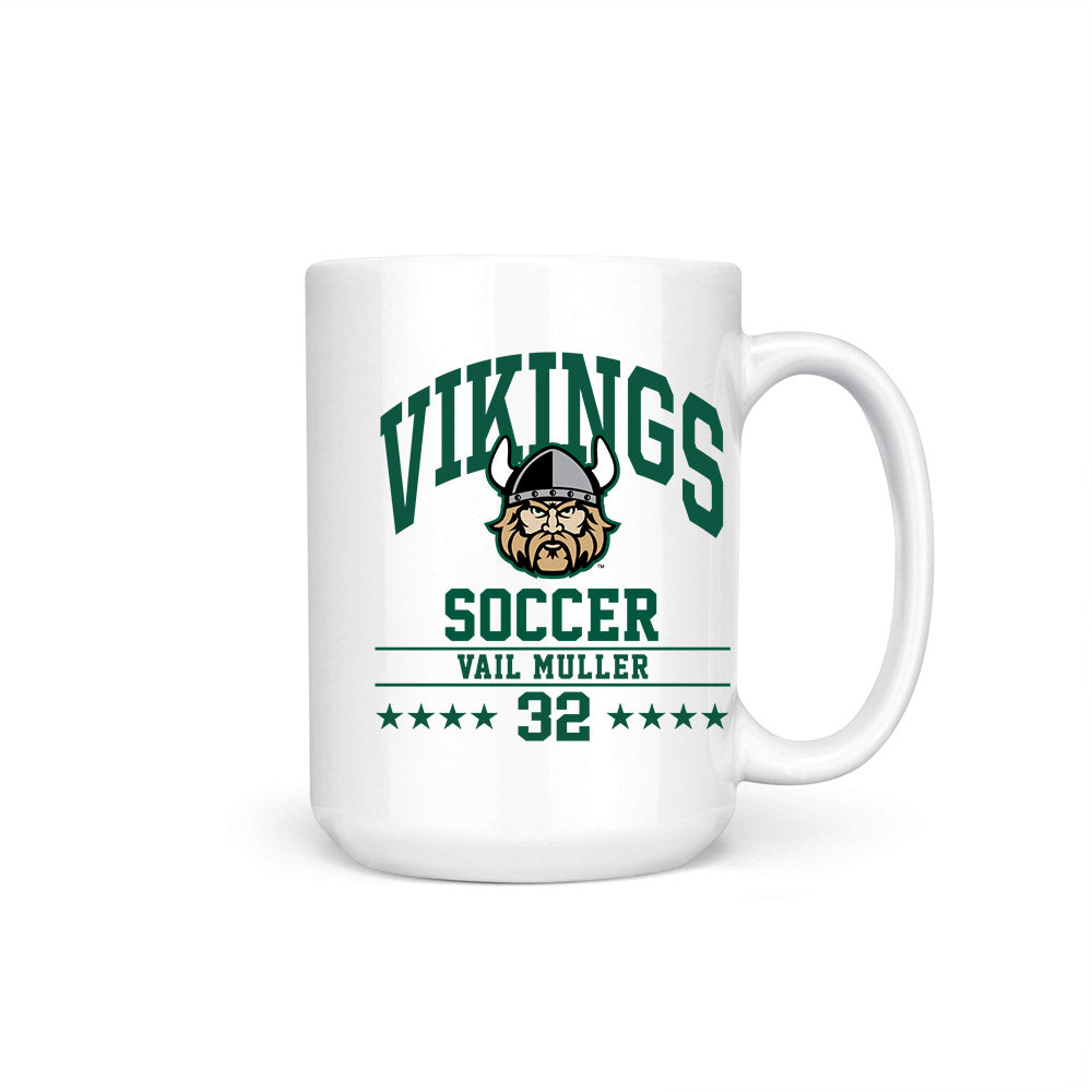 Cleveland State - NCAA Women's Soccer : Vail Muller - Coffee Mug-0