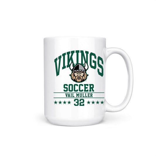 Cleveland State - NCAA Women's Soccer : Vail Muller - Coffee Mug-0