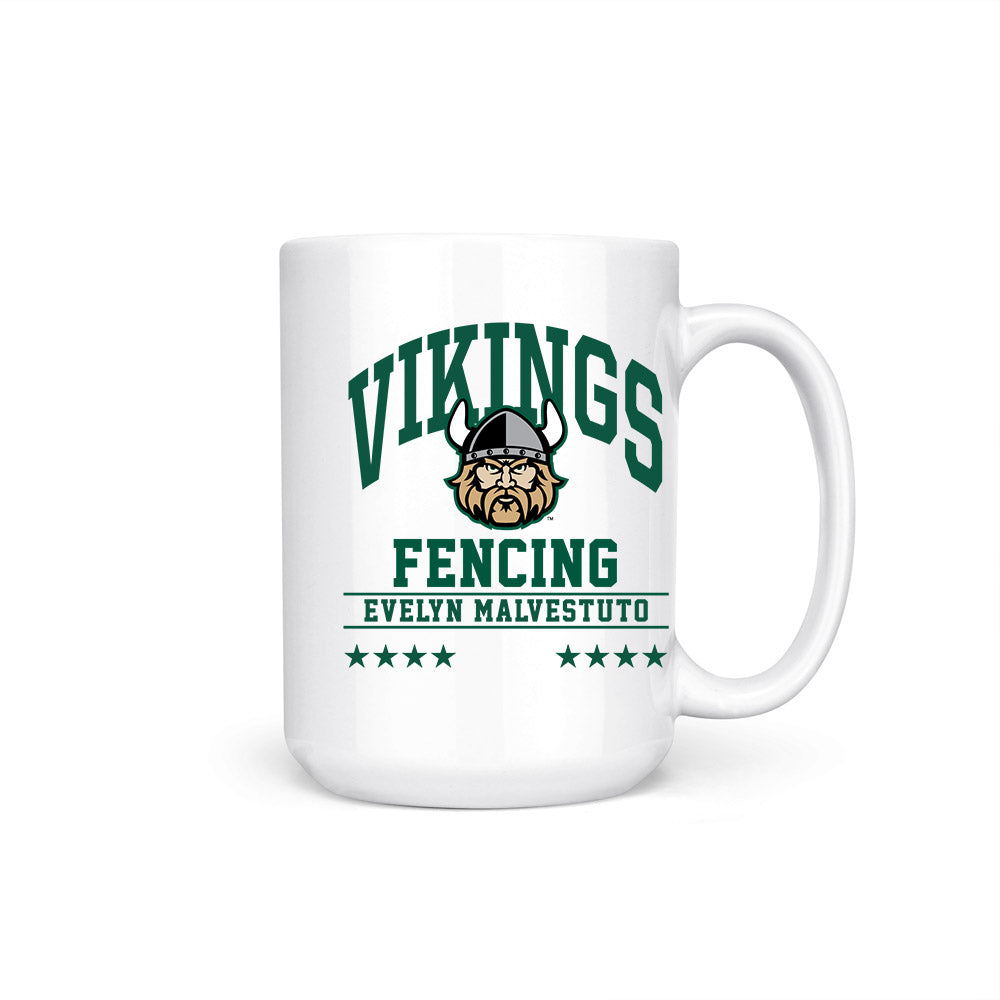 Cleveland State - NCAA Women's Fencing : Evelyn Malvestuto - Coffee Mug-0