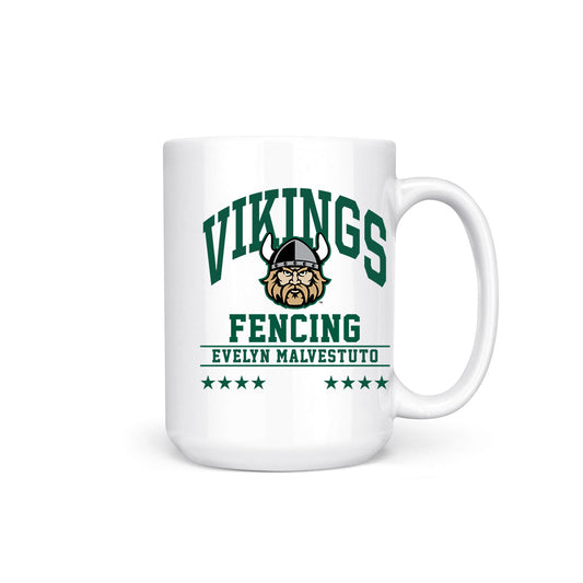 Cleveland State - NCAA Women's Fencing : Evelyn Malvestuto - Coffee Mug-0