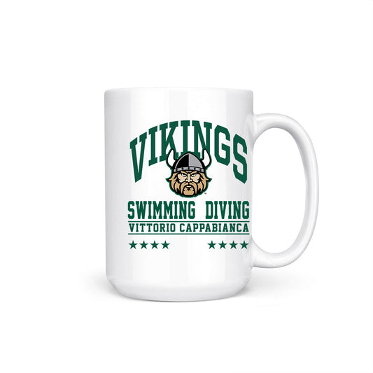 Cleveland State - NCAA Men's Swimming & Diving : Vittorio Cappabianca - Coffee Mug-0