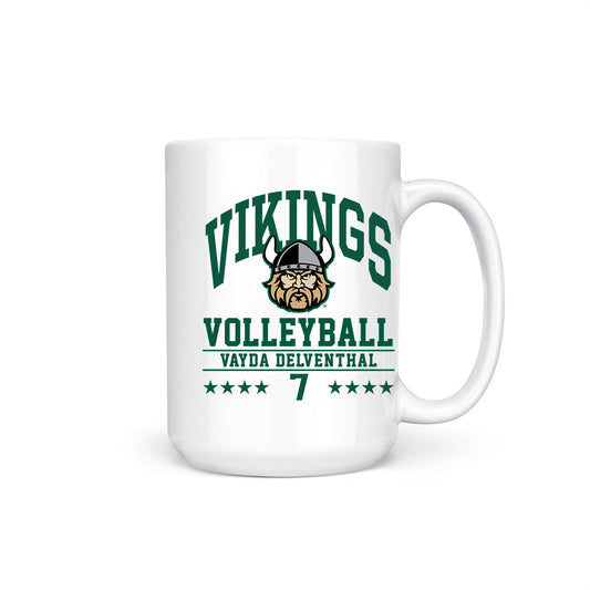 Cleveland State - NCAA Women's Volleyball : Vayda Delventhal - Coffee Mug-0