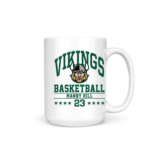 Cleveland State - NCAA Men's Basketball : Manny Hill - Coffee Mug-0