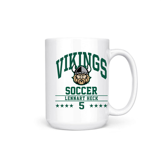 Cleveland State - NCAA Men's Soccer : Lennart Heck - Coffee Mug-0