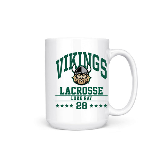 Cleveland State - NCAA Men's Lacrosse : Luke Ray - Coffee Mug-0
