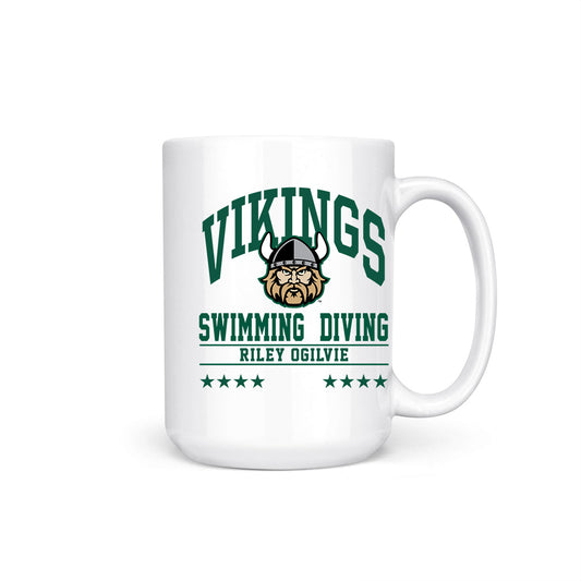 Cleveland State - NCAA Women's Swimming & Diving : Riley Ogilvie - Coffee Mug-0