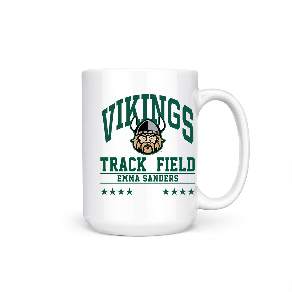 Cleveland State - NCAA Women's Track & Field : Emma Sanders - Coffee Mug-0