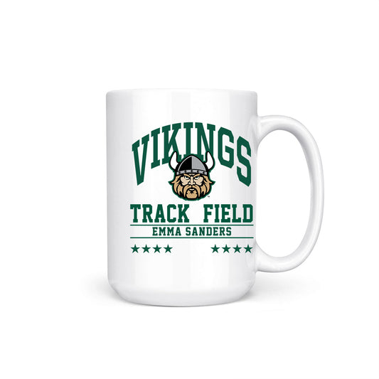 Cleveland State - NCAA Women's Track & Field : Emma Sanders - Coffee Mug-0