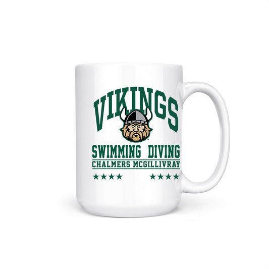 Cleveland State - NCAA Men's Swimming & Diving : Chalmers McGillivray - Coffee Mug-0