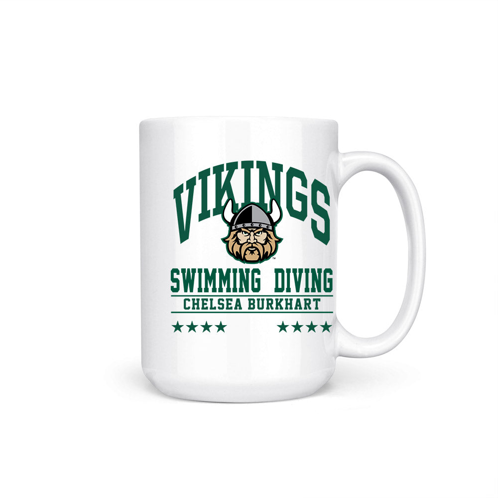 Cleveland State - NCAA Women's Swimming & Diving : Chelsea Burkhart - Coffee Mug-0