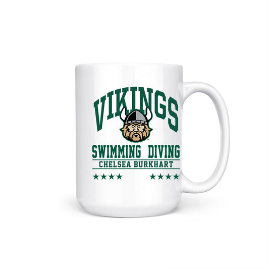 Cleveland State - NCAA Women's Swimming & Diving : Chelsea Burkhart - Coffee Mug-0