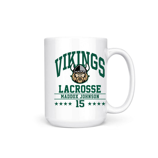 Cleveland State - NCAA Men's Lacrosse : Maddox Johnson - Coffee Mug-0