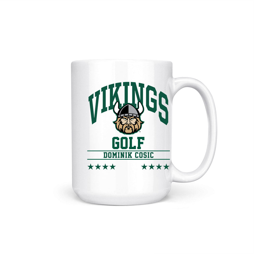 Cleveland State - NCAA Men's Golf : Dominik Cosic - Coffee Mug-0