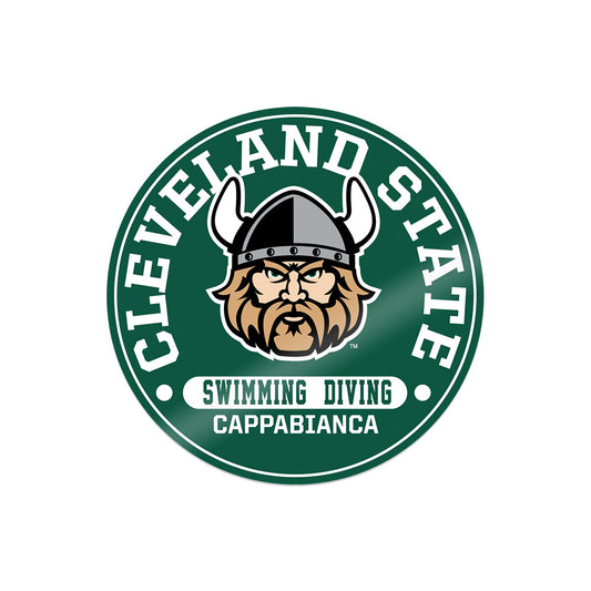 Cleveland State - NCAA Men's Swimming & Diving : Vittorio Cappabianca - Sticker-0