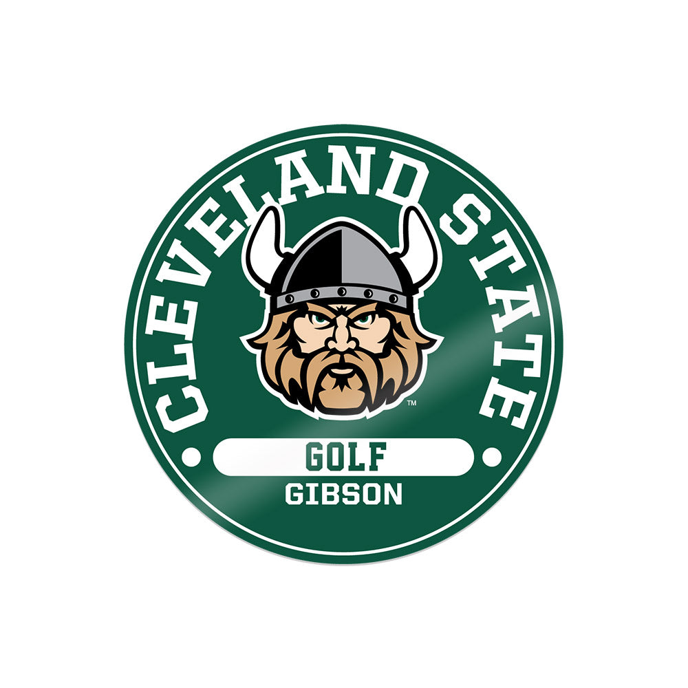 Cleveland State - NCAA Men's Golf : Trace Gibson - Sticker-0