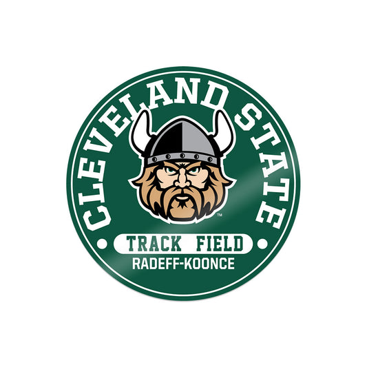 Cleveland State - NCAA Women's Track & Field : Zuriah Radeff-Koonce - Sticker-0