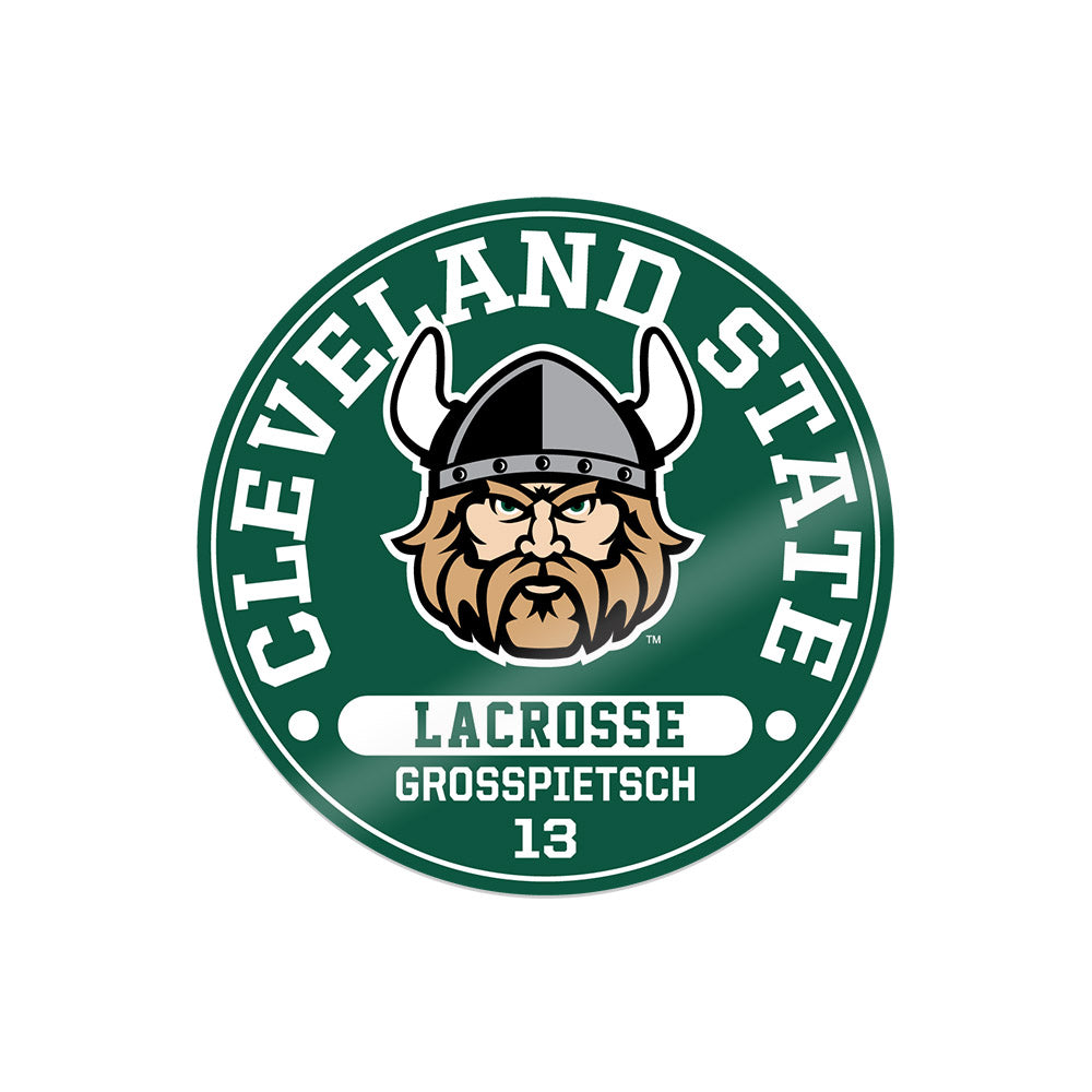 Cleveland State - NCAA Men's Lacrosse : James Grosspietsch - Sticker-0