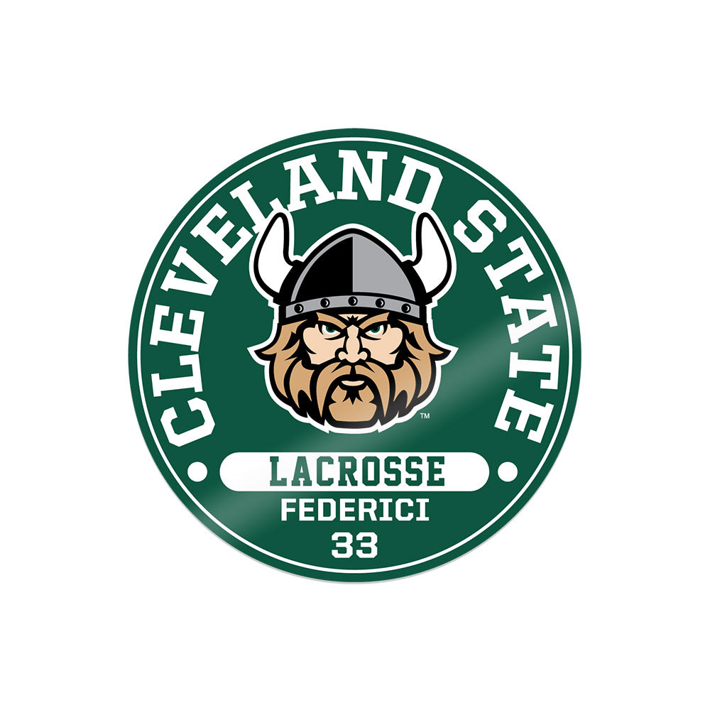 Cleveland State - NCAA Men's Lacrosse : Nikolas Federici - Sticker-0