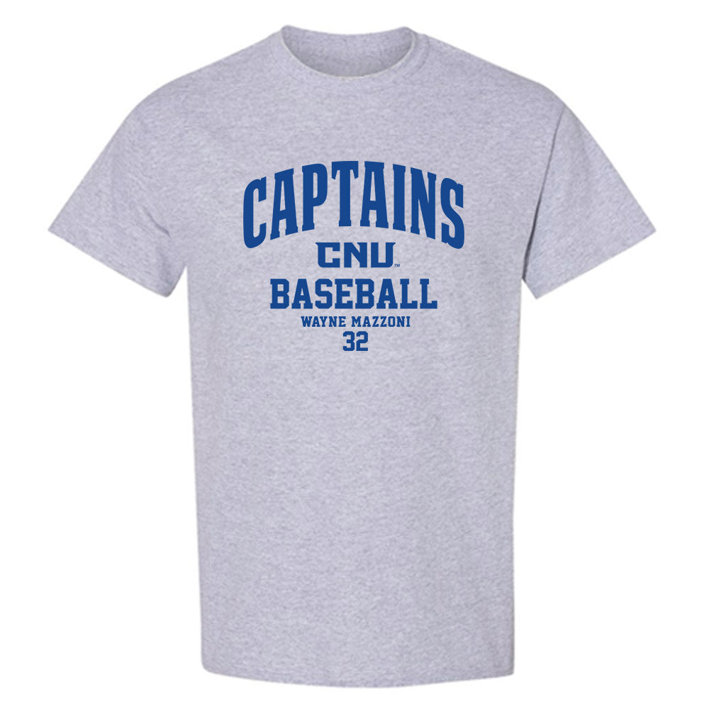 CNU - NCAA Baseball : Wayne Mazzoni - Classic Fashion Shersey T-Shirt-0