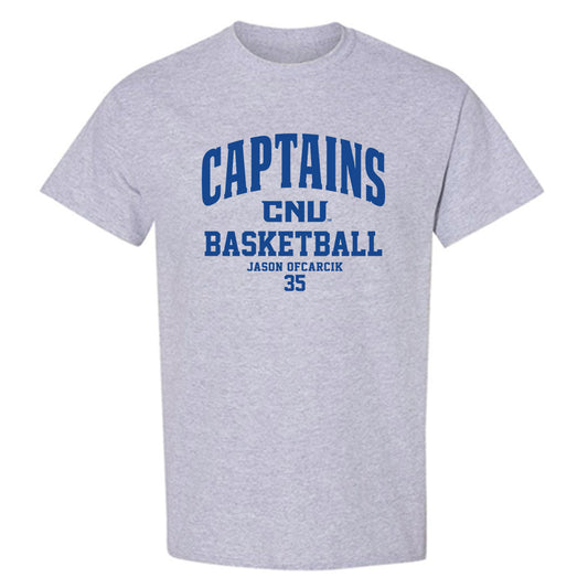 CNU - NCAA Men's Basketball : Jason Ofcarcik - Classic Fashion Shersey T-Shirt-0
