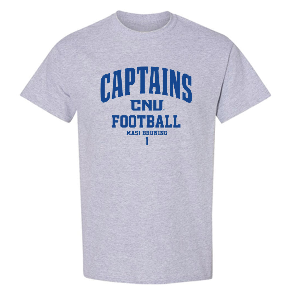 CNU - NCAA Football : Masi Bruning - Classic Fashion Shersey T-Shirt-0