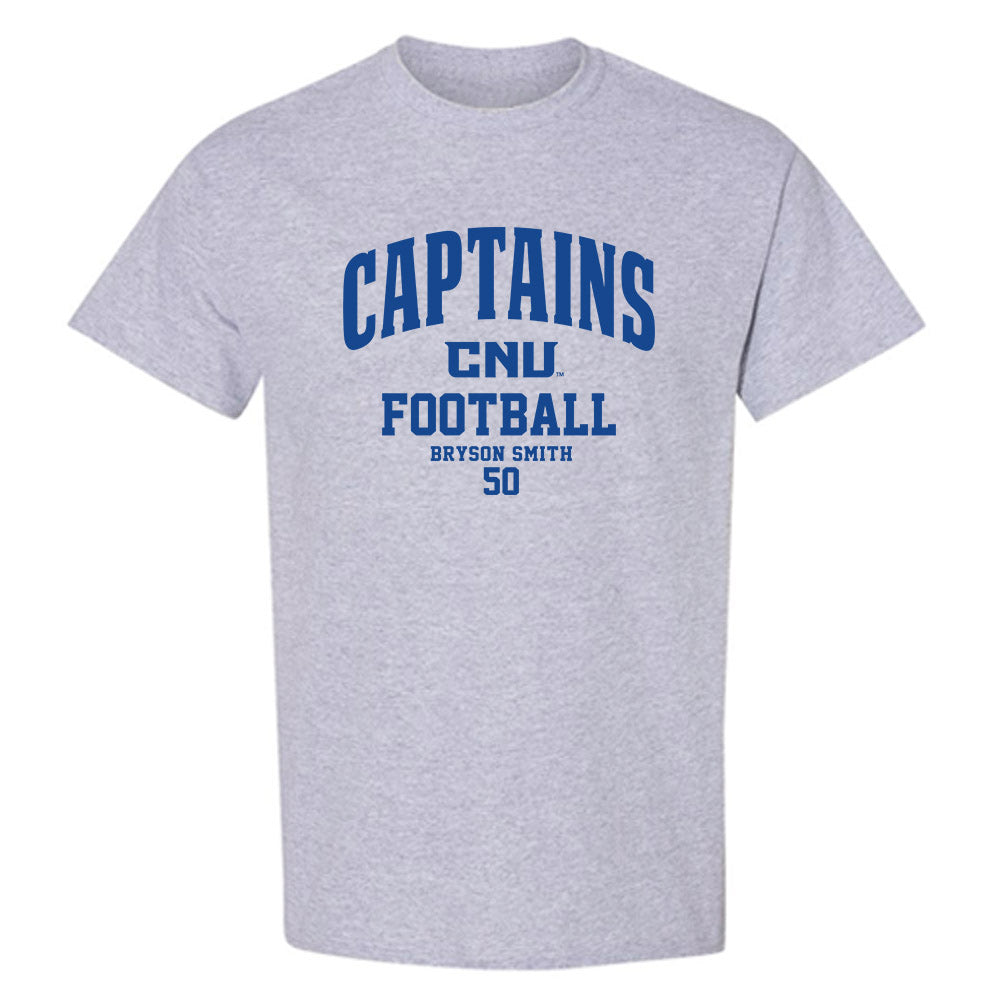 CNU - NCAA Football : Bryson Smith - Classic Fashion Shersey T-Shirt-0