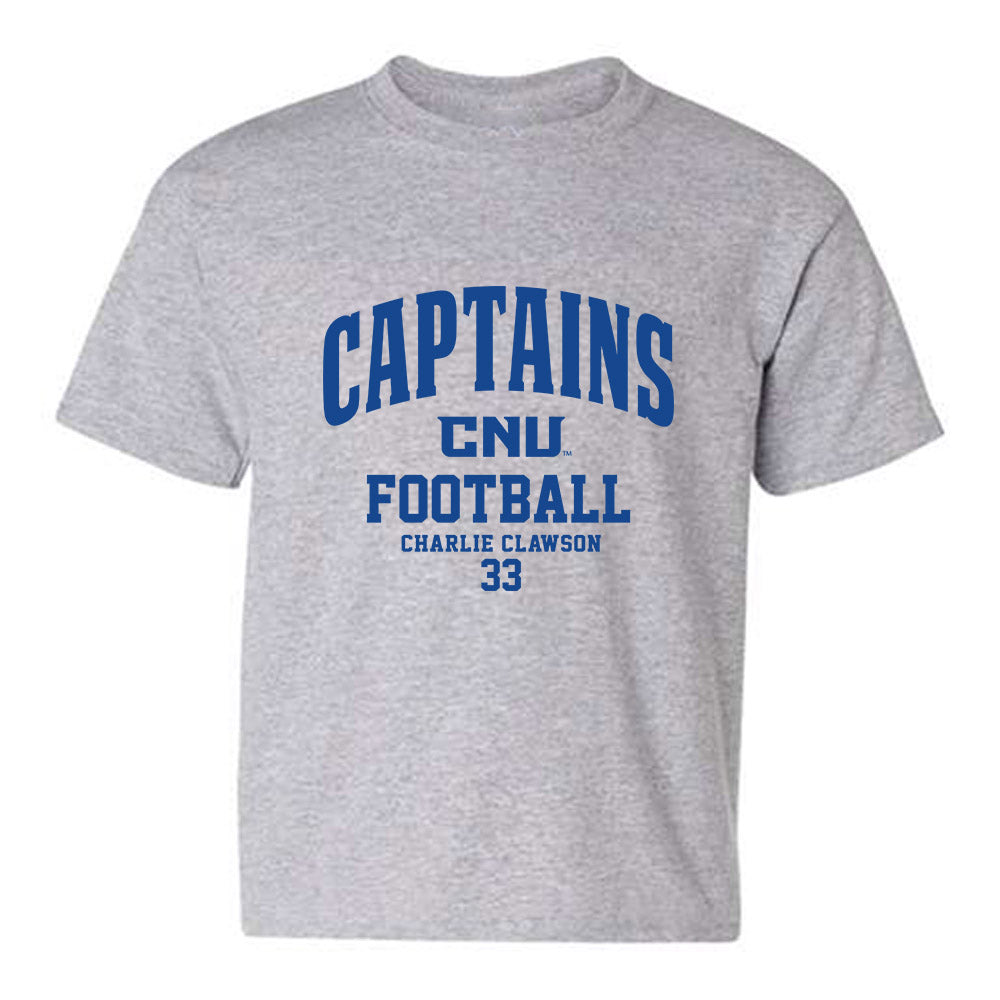 CNU - NCAA Football : Charlie Clawson - Classic Fashion Shersey Youth T-Shirt-0