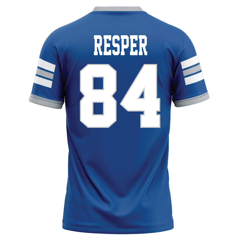 MTSU - NCAA Football : Tyson Resper - Blue Football Jersey-1