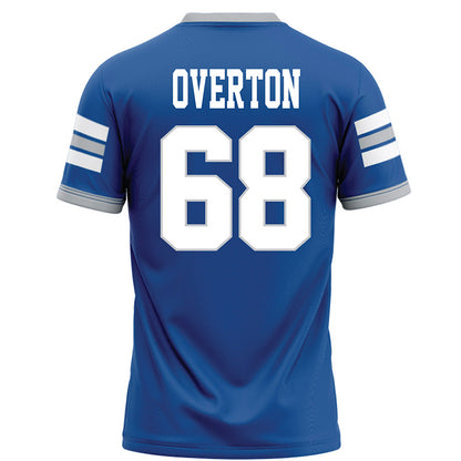 MTSU - NCAA Football : Jason Overton - Blue Football Jersey