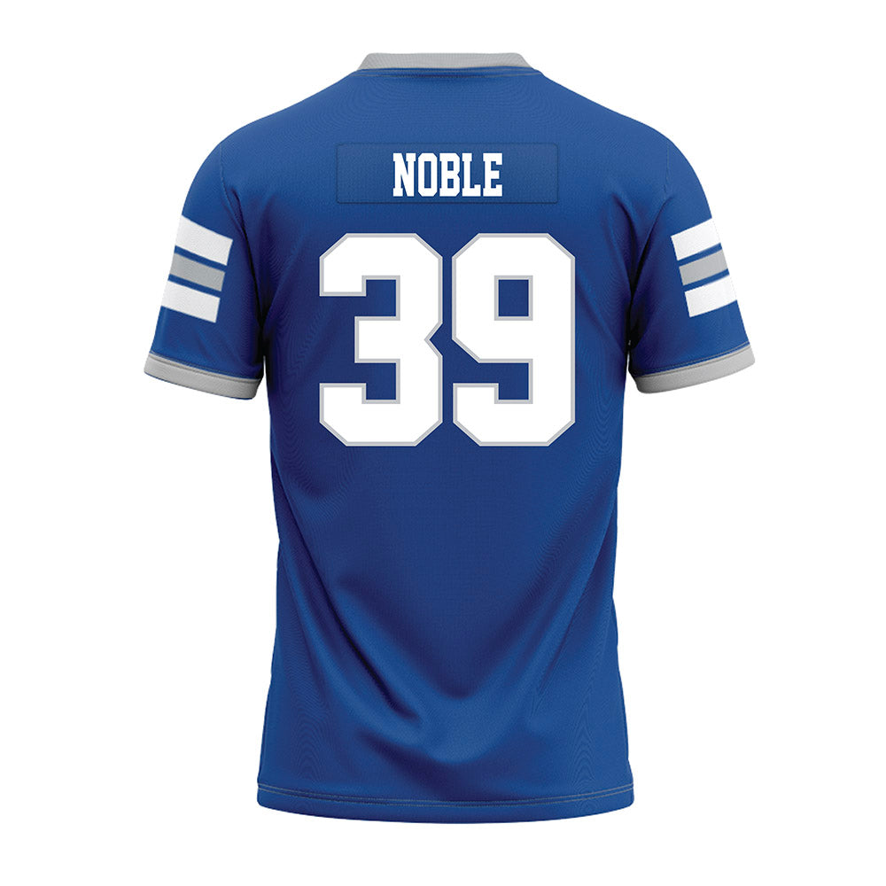 MTSU - NCAA Football : Christofer Noble - Blue Premium Football Jersey-1