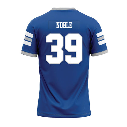 MTSU - NCAA Football : Christofer Noble - Blue Premium Football Jersey-1