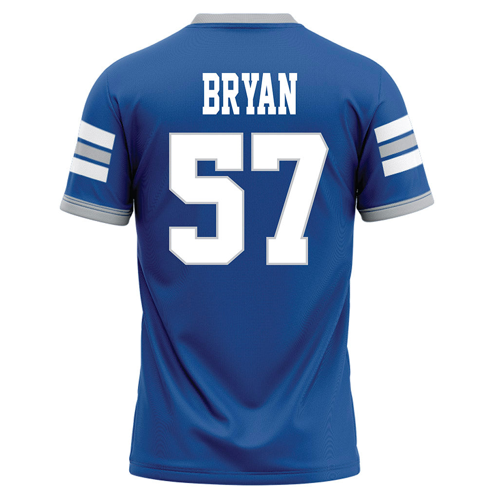 MTSU - NCAA Football : Bo Bryan - Blue Football Jersey-1