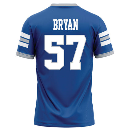 MTSU - NCAA Football : Bo Bryan - Blue Football Jersey-1