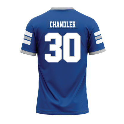 MTSU - NCAA Football : Rai'keyrean Chandler - Blue Premium Football Jersey-1