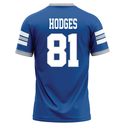 MTSU - NCAA Football : Wilson Hodges - Blue Football Jersey-1