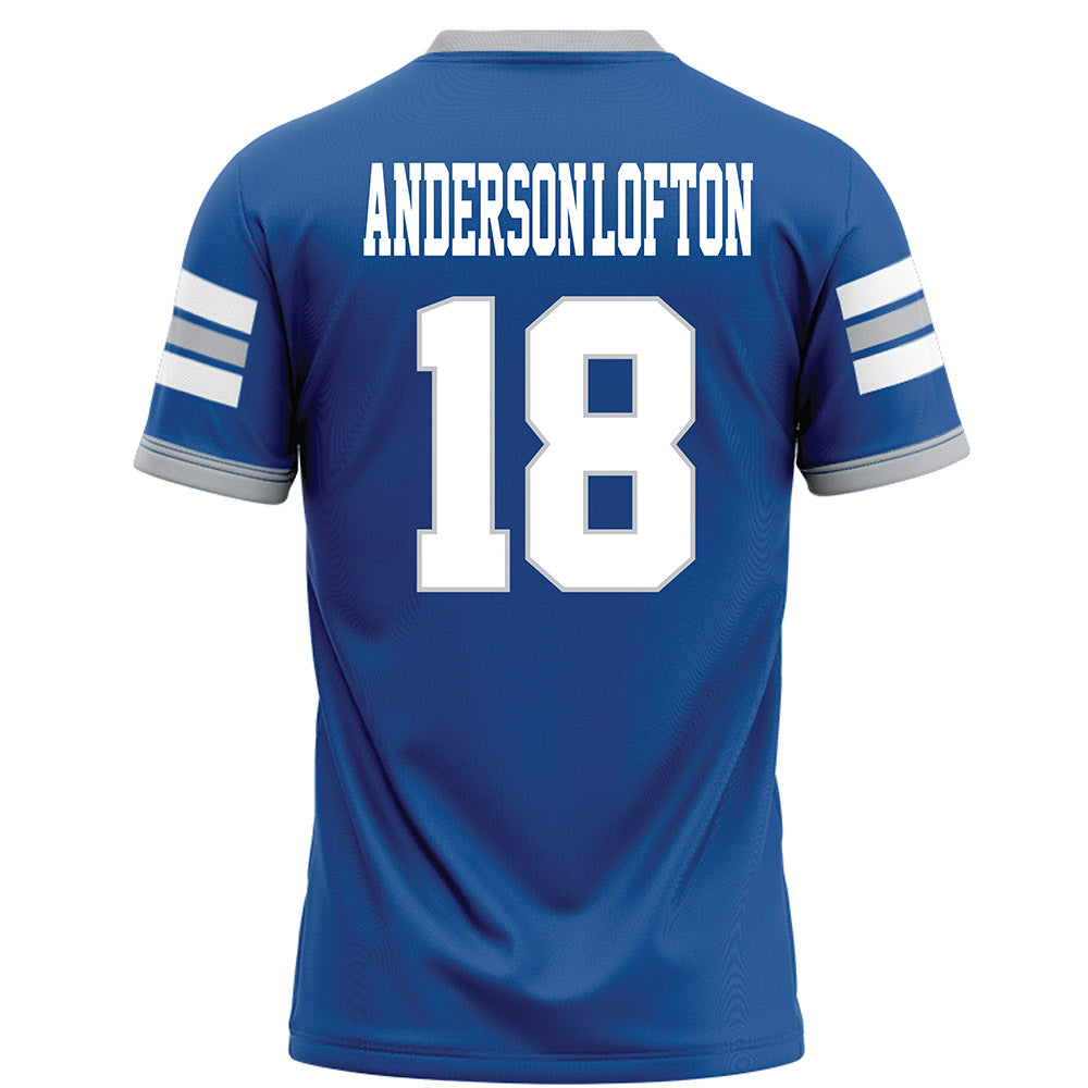 MTSU - NCAA Football : Stanley Anderson-Lofton - Blue Football Jersey-1