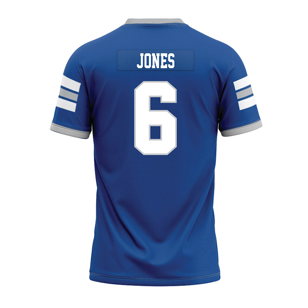 MTSU - NCAA Football : Antoine Jones - Blue Premium Football Jersey-1