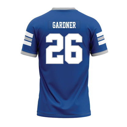 MTSU - NCAA Football : Jayce Gardner - Blue Premium Football Jersey