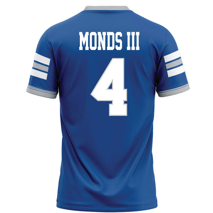 MTSU - NCAA Football : James Monds III - Blue Football Jersey