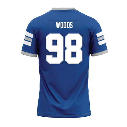 MTSU - NCAA Football : Shakai Woods - Blue Premium Football Jersey