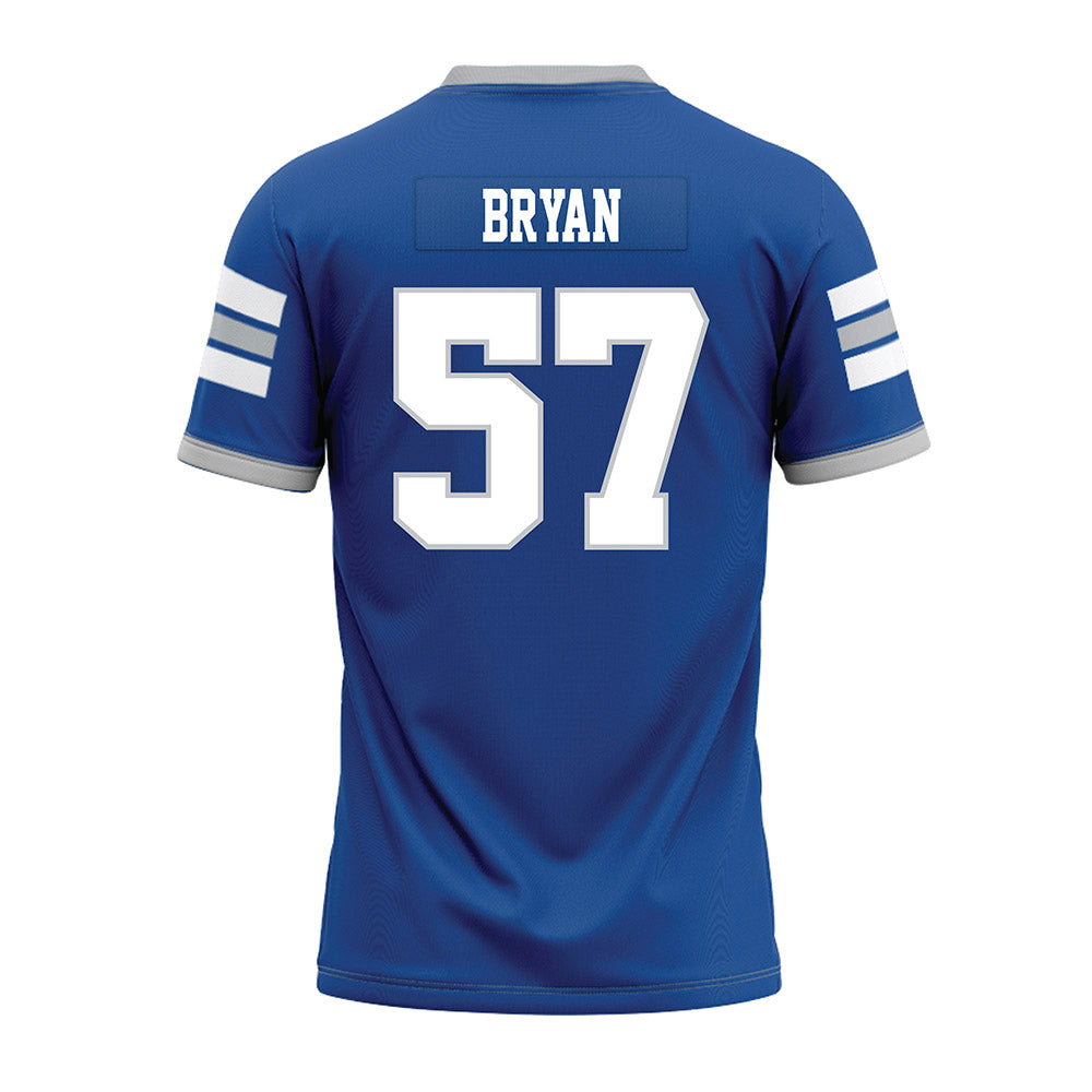 MTSU - NCAA Football : Bo Bryan - Blue Premium Football Jersey-1