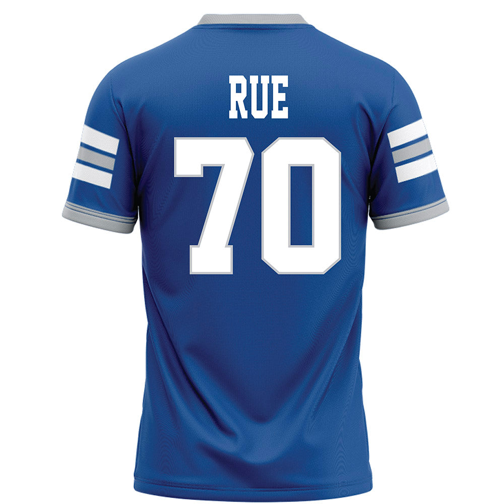 MTSU - NCAA Football : Isaac Rue - Blue Football Jersey