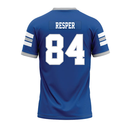 MTSU - NCAA Football : Tyson Resper - Blue Premium Football Jersey-1