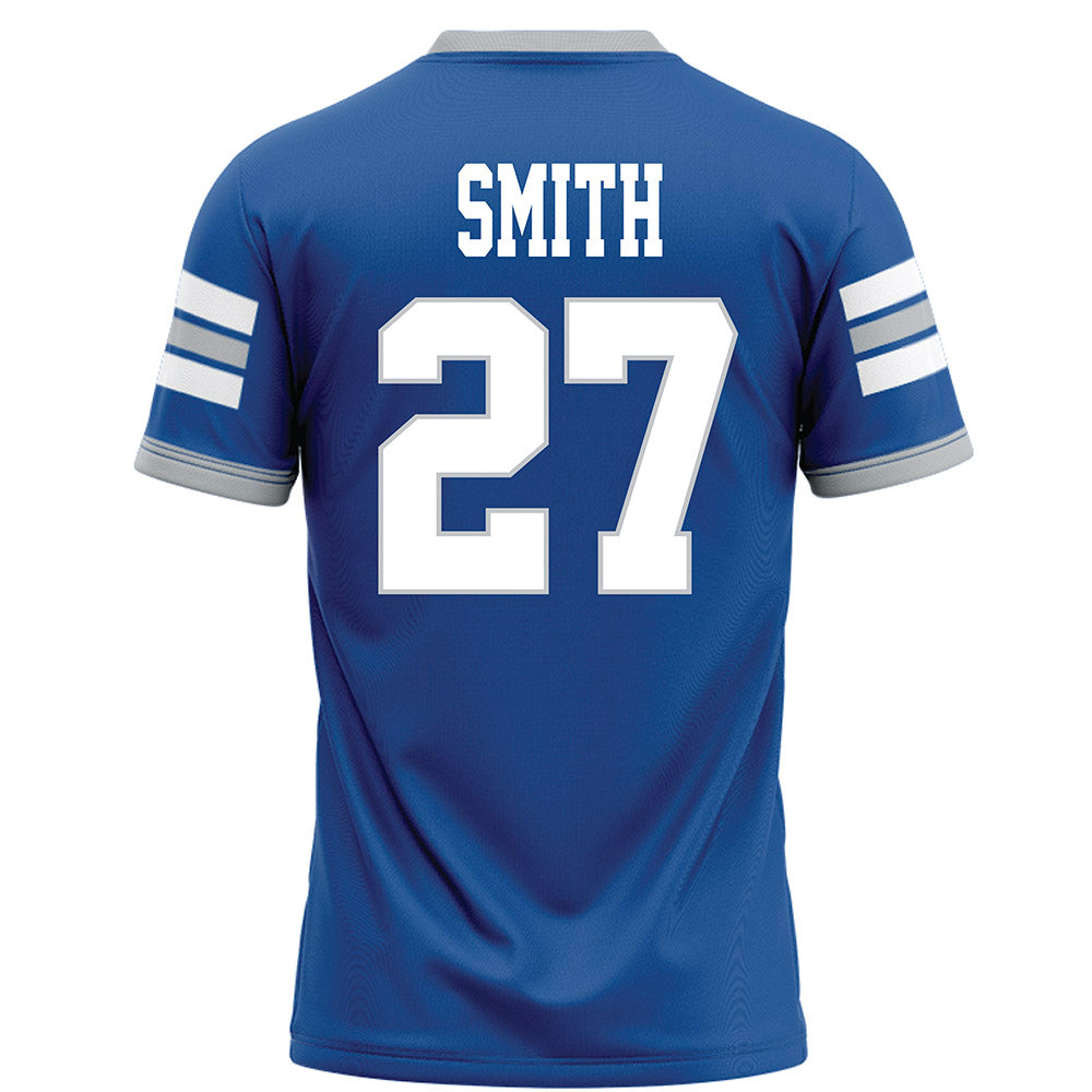 MTSU - NCAA Football : Rickey Smith - Blue Football Jersey