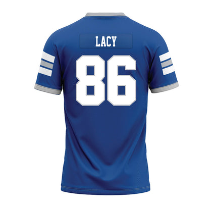 MTSU - NCAA Football : Cam Lacy - Blue Premium Football Jersey