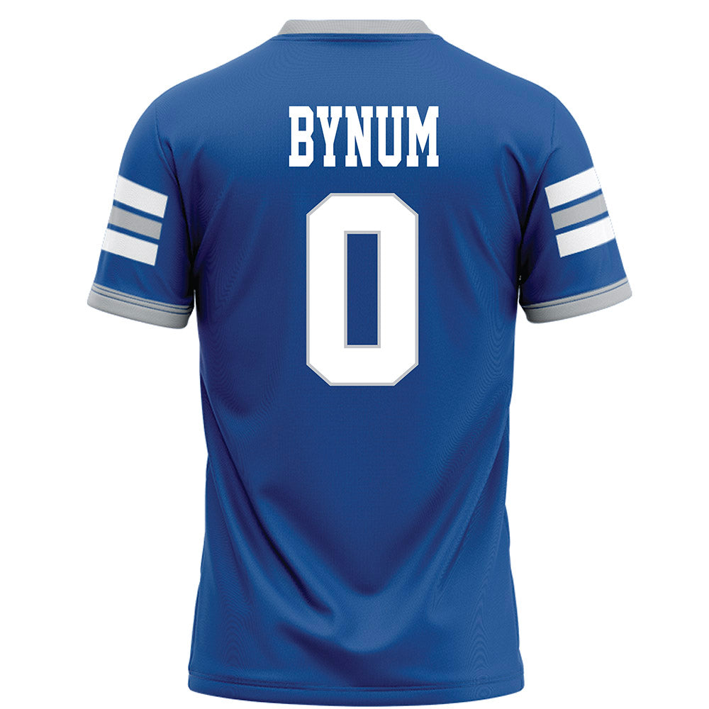 MTSU - NCAA Football : Anthony Bynum - Blue Football Jersey-1