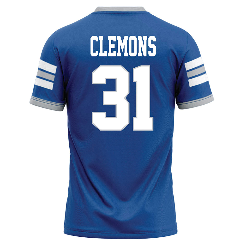 MTSU - NCAA Football : Austin Clemons - Blue Football Jersey