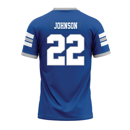 MTSU - NCAA Football : Chris Johnson - Blue Premium Football Jersey