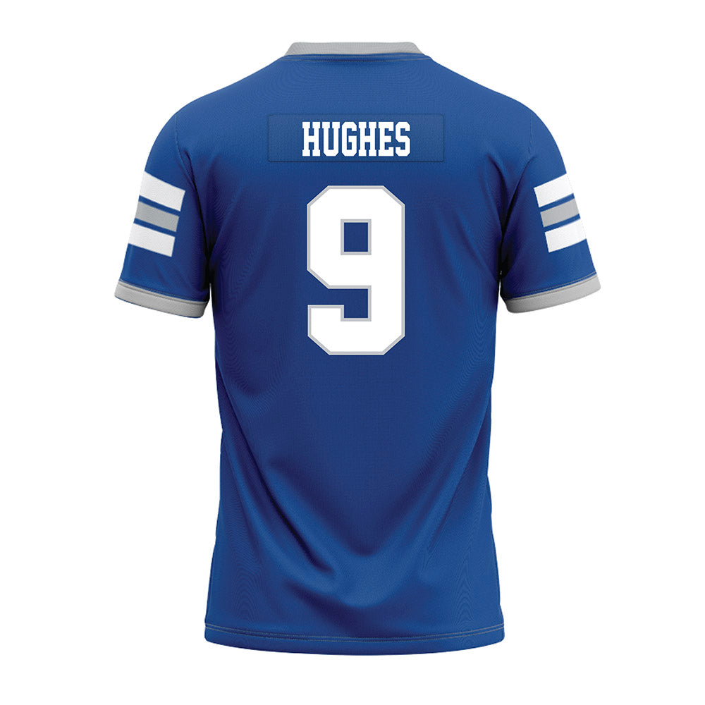 MTSU - NCAA Football : Parker Hughes - Blue Premium Football Jersey