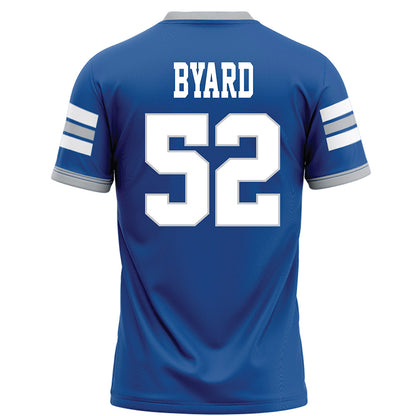 MTSU - NCAA Football : Muaaz Byard - Blue Football Jersey